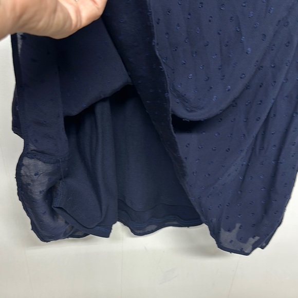 LOFT Blue Camisole Style Relaxed Fit Scoop Neck Top - Picture 5 of 10